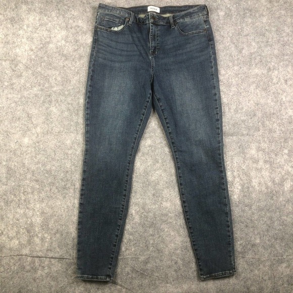 Pistola High Rise Jean Medium Wash Revolve Stretch Skinny 32 Ladies Casual - Picture 1 of 13